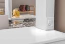 Ver imagem 2 de Penteadeira Camarim C/ Led Gaveta com Colmeia e Banqueta New:malbec / Off White