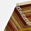 Ver imagem 3 de Tapete para Sala Quarto Kilim Stripe 123x181 Cm 70438 Terracota Amarelo Verde