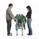 Ver imagem 2 de Tenda Gazebo Dobravel Base 2,4Mx2,4M Verde Inclinada - Belfix