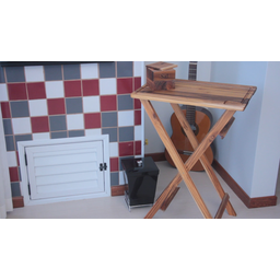 Mesa Tábua para Churrasco Desmontável Prática Madeira Teca - 5