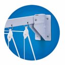 Ver imagem 2 de Varal Prático de Varetas Individuais em Aço 1,20M para Teto ou Parede - Secalux