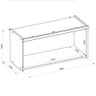 Armário Aéreo Simples 80cm Allure Linea Brasil - 3