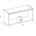 Ver imagem 4 de Armário Aéreo Simples 80cm Allure Linea Brasil