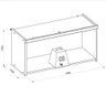 Armário Aéreo Simples 80cm Allure Linea Brasil - 4