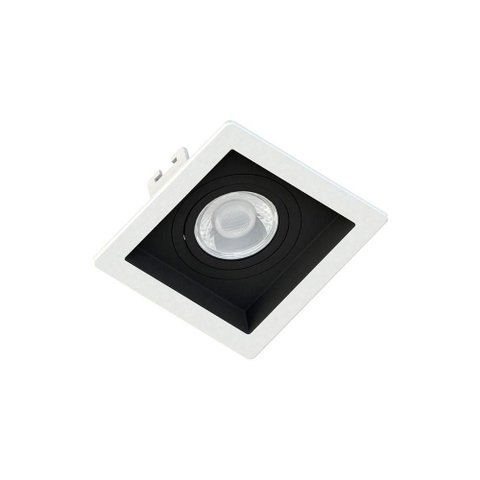 Spot de Embutir Recuado Save Energy Par 20 E27 Bivolt Branco-preto