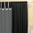 Ver imagem 2 de Cortina Claudia Preto/Cinza 2,00 X 1,70M