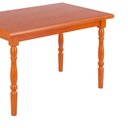Ver imagem 4 de Mesa Retangular 126x80 04 Cadeiras Madeira Macica Pes Torneados Marjori - Mel Brilho