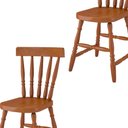 Ver imagem 5 de Mesa Retangular 126x80 04 Cadeiras Madeira Macica Pes Torneados Marjori - Mel Brilho