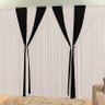 Cortina Rafaela Branco/Preto 2,00 X 1,70 - 3