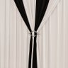 Cortina Rafaela Branco/Preto 2,00 X 1,70 - 2
