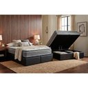 Ver imagem 3 de Cama Box Baú Queen + Colchão Molas Kappesberg Ensacadas Serene + Base Crc Courano Gray