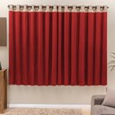 Ver imagem 3 de Cortina Beatriz Vermelho 2,00M X 1,70M