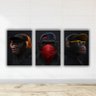 Kit Quadros Decorativos PET 3 peças - 1