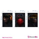 Ver imagem 3 de Kit Quadros Decorativos PET 3 peças