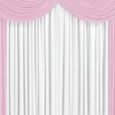 Ver imagem 2 de Cortina Paris Rosa/Branco 2,00M X 1,70M