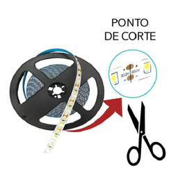 Rolo 5 Metros Fita Led Premium Ip20 22w/m 4000k Irc 80 com 240 Led/m - 2