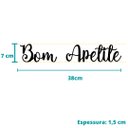 Ver imagem 4 de Palavra Bom Apetite - Decoração, Enfeite - Toque 3D:Preto