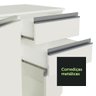 Armário de Cozinha Completa 100% MDF 300 cm Frentes Branco Smart Madesa 01 - 9