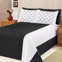Ver imagem 1 de Cobre Leito Poly Preto Queen