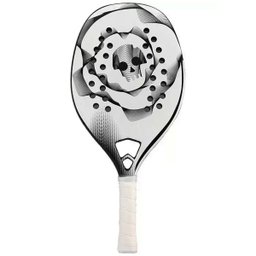 Raquete Beach Tennis Turquoise Black Death Challange - Branco - 1