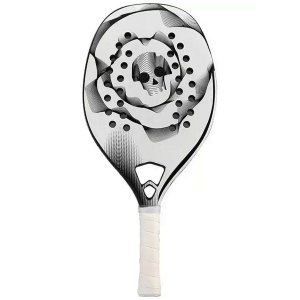 Raquete Beach Tennis Turquoise Black Death Challange - Branco