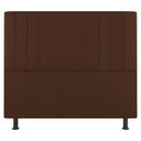 Ver imagem 2 de Kit Cabeceira e Baú Cama Box Solteiro Grace 90cm Suede Terracota - Abmaza