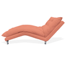 Recamier Divã Estofada Psicologia Consultório Clínica Diva Suede Coral - LM DECOR - 3