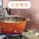 Ver imagem 5 de Papel Parede Adesivo Cozinha Anti-oil Rose Gold Texturizado