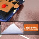 Ver mais imagens de Papel Parede Adesivo Cozinha Anti-oil Rose Gold Texturizado
