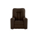 Ver imagem 2 de Poltrona Polly para Sala de Espera e Sala de Tv - Reclinável - Sv Decor:marrom