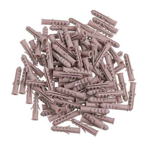 Bucha de Nylon com Anel 08 mm 100 Unidades Bemfixa