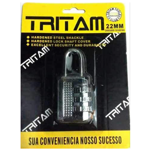 Cadeado Segredo P/ Malas E Armarios Cromado Troca Senha 22mm
