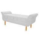 Ver imagem 6 de Recamier Estofado Ari 90 Cm Solteiro Corano Branco