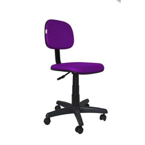 Cadeira Secretaria Giratoria Bolt - Couro Sintetico Corano - Roxo
