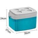Ver imagem 4 de Caixa Térmica 12 Litros - Soprano - Azul