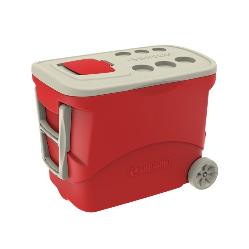 Caixa Térmica Tropical com Rodas 50 Litros Vermelho é boa?