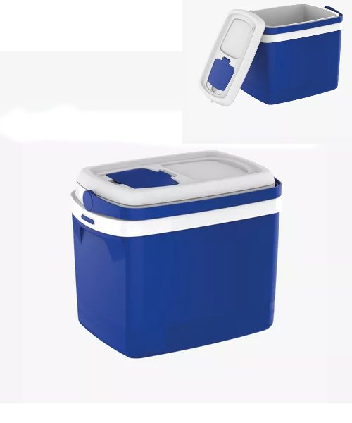 Caixa Térmica 32l Azul Cooler - Soprano - 1