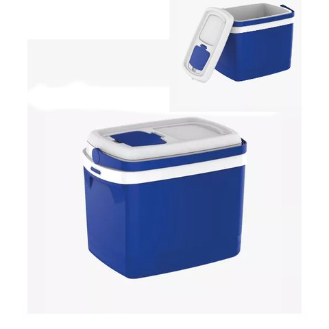 Caixa Térmica 32l Azul Cooler - Soprano
