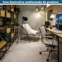 Ver mais imagens de Kit 2 Cadeiras Giratória Baixa Office Manhattan Esteirinha Fratini Revestida em (pu) Branco Base