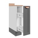Ver imagem 5 de Balcão Porta Tempero Planejado 20cm com Tampo Arizona CabeCasa MadeiraOriginals Cinza/Branco