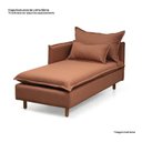 Ver imagem 4 de Capas Sofá Sôma Chaise Braço Lateral CabeCasa MadeiraOriginals Marrom/Mocha Mousse