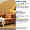 Ver imagem 5 de Capas Sofá Sôma Chaise Braço Lateral CabeCasa MadeiraOriginals Marrom/Mocha Mousse