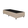 Cama Box Solteiro Suede Premium Santo Box 40x78x188:bege - 1