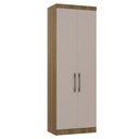 Ver imagem 1 de Guarda Roupa Modulado 79cm com 2 Portas Delphi Avelã/cinnamon L01 - Mpozenato