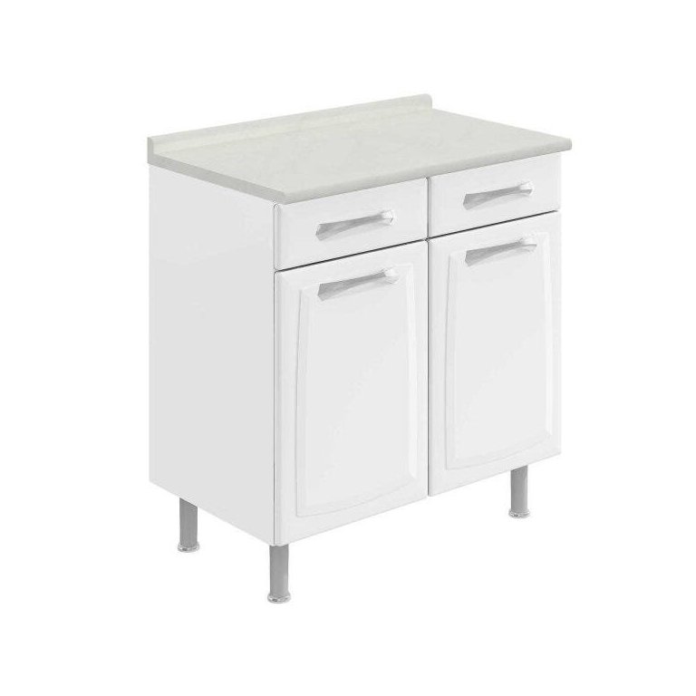 Gabinete 2 Portas e 2 Gavetas Premium Itatiaia IG2-80TL (Com tampo)