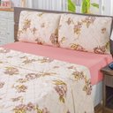 Ver imagem 1 de Jogo de Cama Quality Rosê Malha King 3 Peças