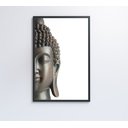 Ver imagem 7 de Quadro Face Buda - 60x90 Cm - Vidro Impresso