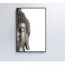 Ver imagem 2 de Quadro Face Buda - 60x90 Cm - Vidro Impresso