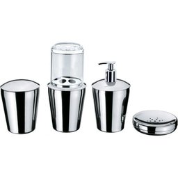Conjunto para Banheiro 4 peças Hara Linha Spa inox 5904 - 1