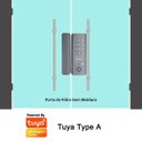 Ver imagem 4 de Fechadura Digital Eletronica Porta Smart Inteligente App Celular Senha Biometria Cartao Rf Casa Come